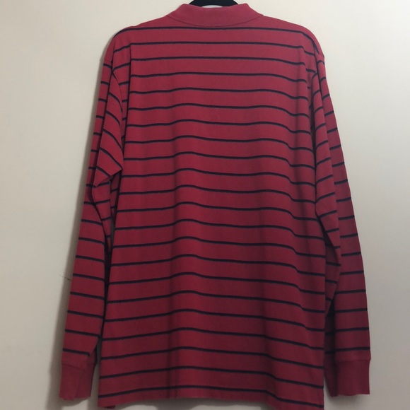 Polo by RL Red Long Sleeves Black Pony Size XL - Picture 6 of 8